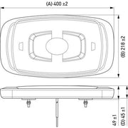 Hella Rotating Beacon Mini Md12/24 2RL mounting 2RL 014 565-211 2RL 014 565-211
