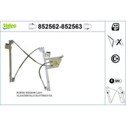 Valeo Electric Window Regulator Lifter Right Front 852563