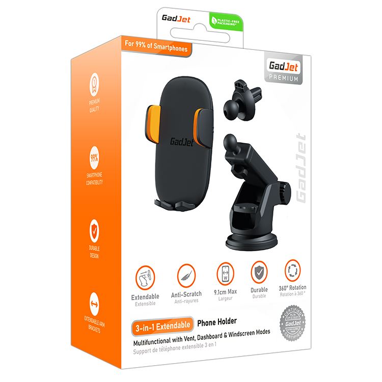 Ring HL14 Gad Jet 3-in-1 Phone Holder