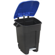 Sealey Refuse/Wheelie Bin with Foot Pedal 100L Blue BM100PB Sealey - Dynamic Drive