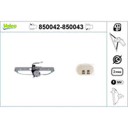 Valeo Electric Window Regulator Lifter Right Rear 850043