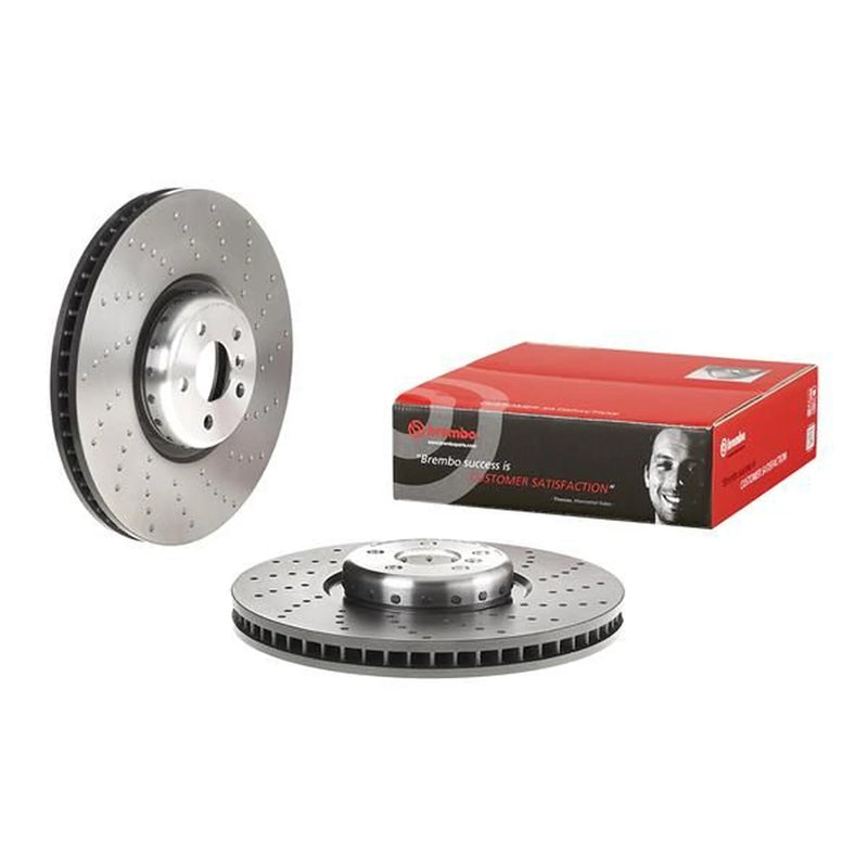 Brembo Front Brake Aluminium Brake Disc Hub Discs & Pads fits BMW 5 2016-2023