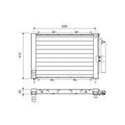 Valeo Air Conditioning Condenser 822714