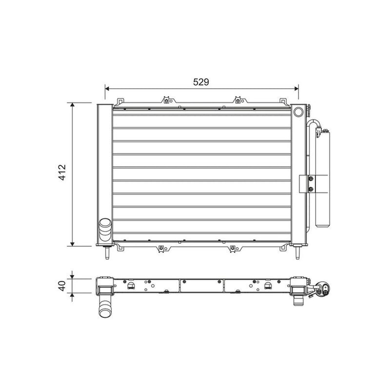 Valeo Air Conditioning Condenser 822714
