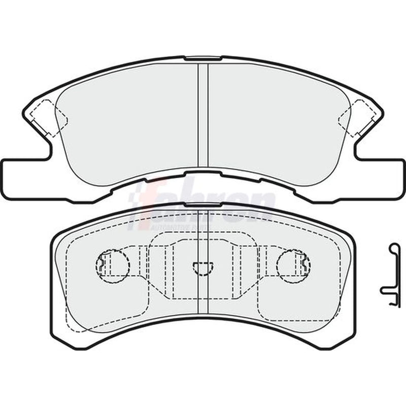 Fahren Front Brake Pad Set FBP3614