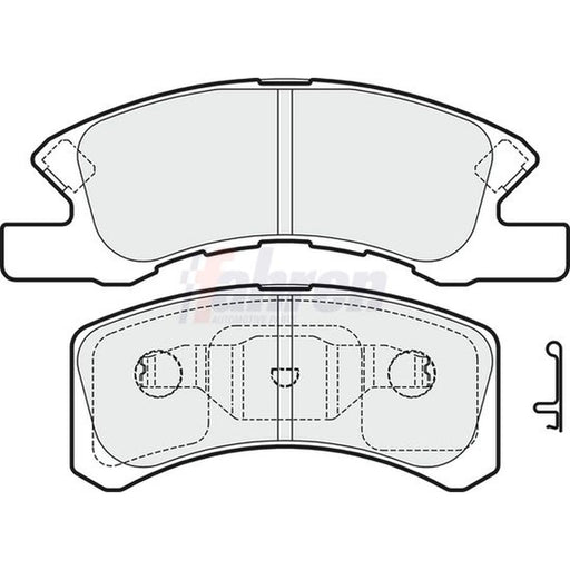 Fahren Front Brake Pad Set FBP3614