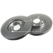 Borg & Beck 2 x Vented Brake Discs fits Ford Ecosport 2012-2022 1.0 1.5 1.6