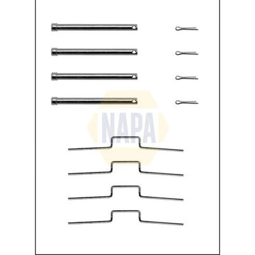 NAPA Brake Pad Accessory Fitting Kit Front fits Land Rover 110 1983-1990 2.5 3.5