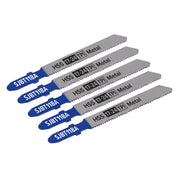 Sealey Jigsaw Blade Metal 92mm 17-24tpi Pack of 5 SJBT118A Sealey - Dynamic Drive