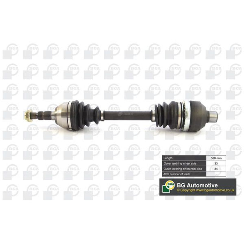 BGA CV Drive Shaft Driveshaft Front Right fits Opel Astra H 2004-2014 1.7