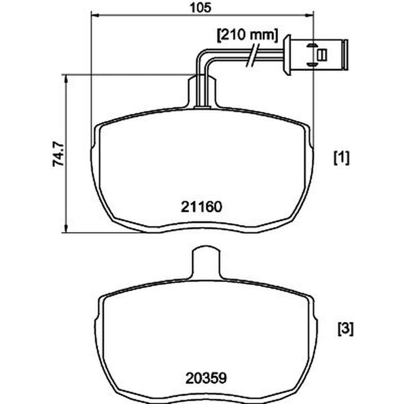 DON Front Brake Pad Set fits Alfa Romeo Ar 8 1985-1989 2.4 2.5
