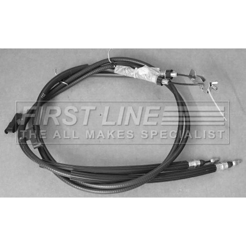 First Line Handbrake Cable Left Rear fits Ford Focus C-Max 2003-2007 1.6 1.8 2.0