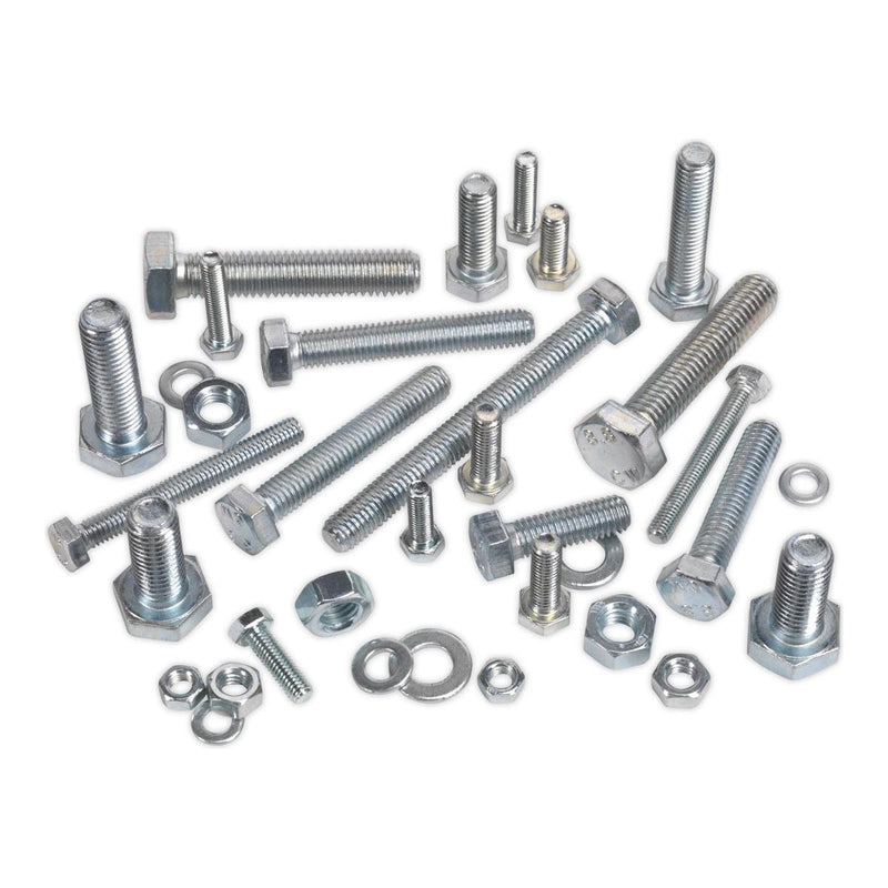 Sealey Setscrew & Nut Assortment 200pc M10 HSSM10 Sealey - Dynamic Drive