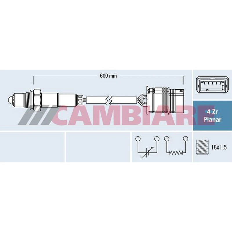 Cambiare O2 Lambda Oxygen Sensor after catalytic convert fits BMW 1 Sports Hatch