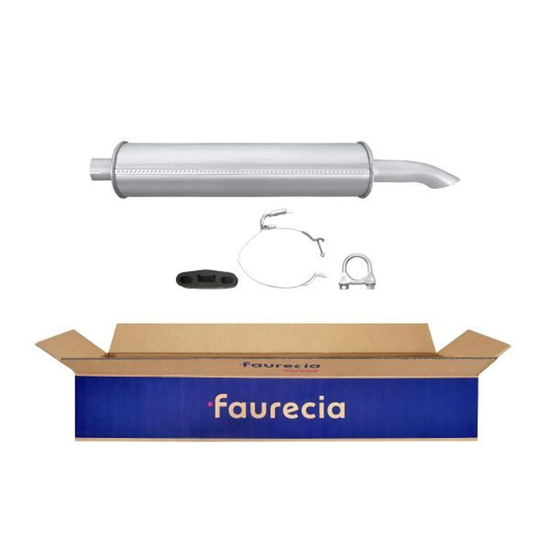 Hella End Silencer Rear fits Opel Kadett E 1984-1986 1.6