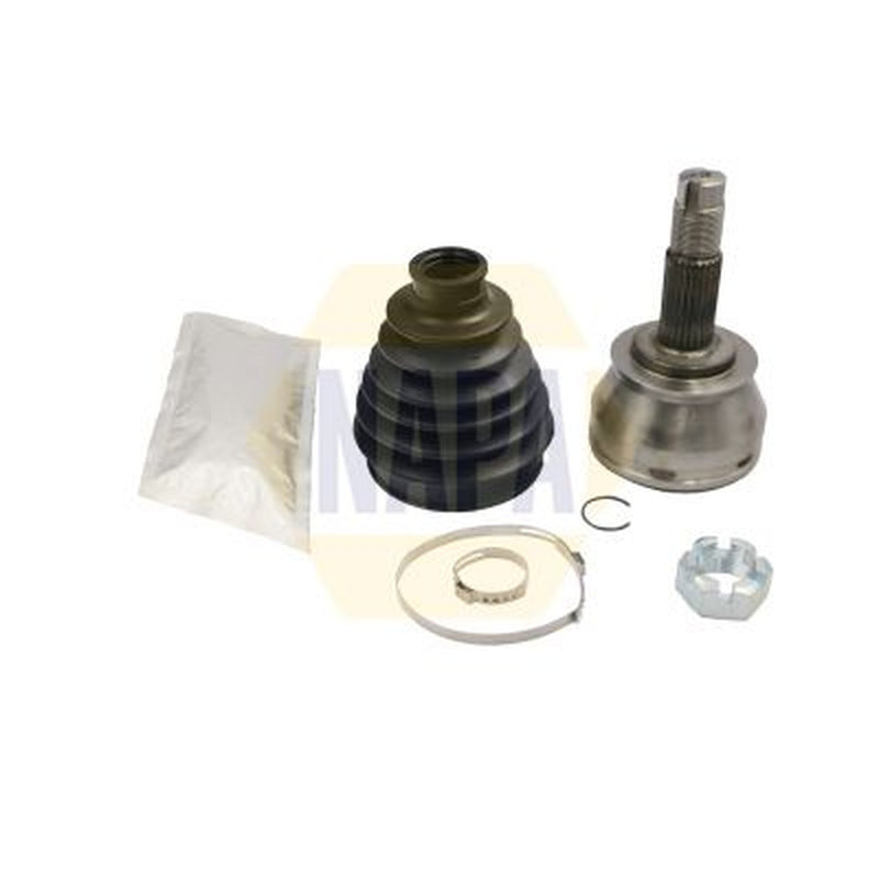 NAPA CV Axle Shaft Assembly Front fits Abarth Grande Punto 2008-2010 1.4