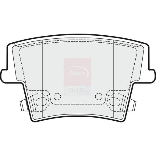 Apec Front & Rear Pads fits Chrysler 300C 2004-2023 3.0 3.5 5.7