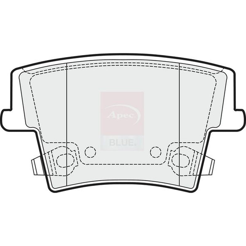 Apec Rear Brake Pad Set fits Chrysler 300C 2004-2023 3.0 3.5 5.7 6.1