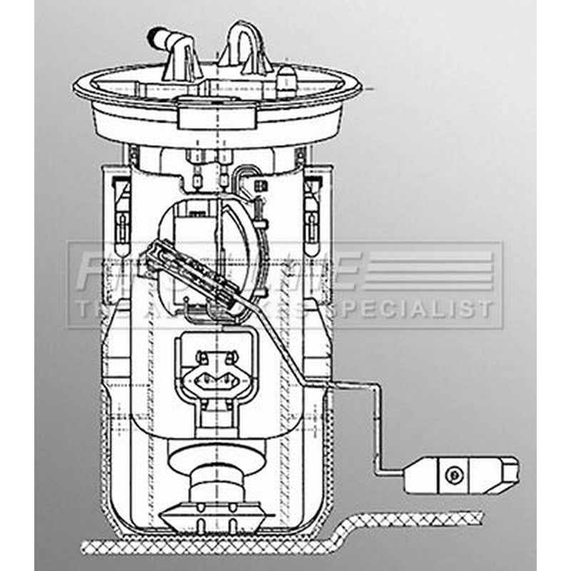 First Line Fuel Pump Assembly fits BMW 3 1997-2007