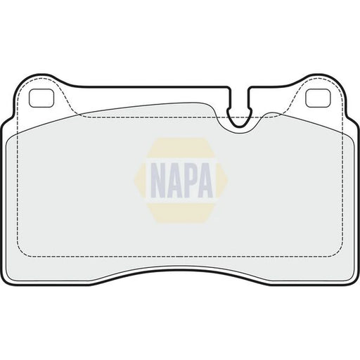 NAPA Front Brake Pad Set NBP1582