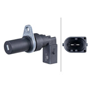 Hella Crankshaft Position Sensor Flywheel side fits BMW 3 1999-2005