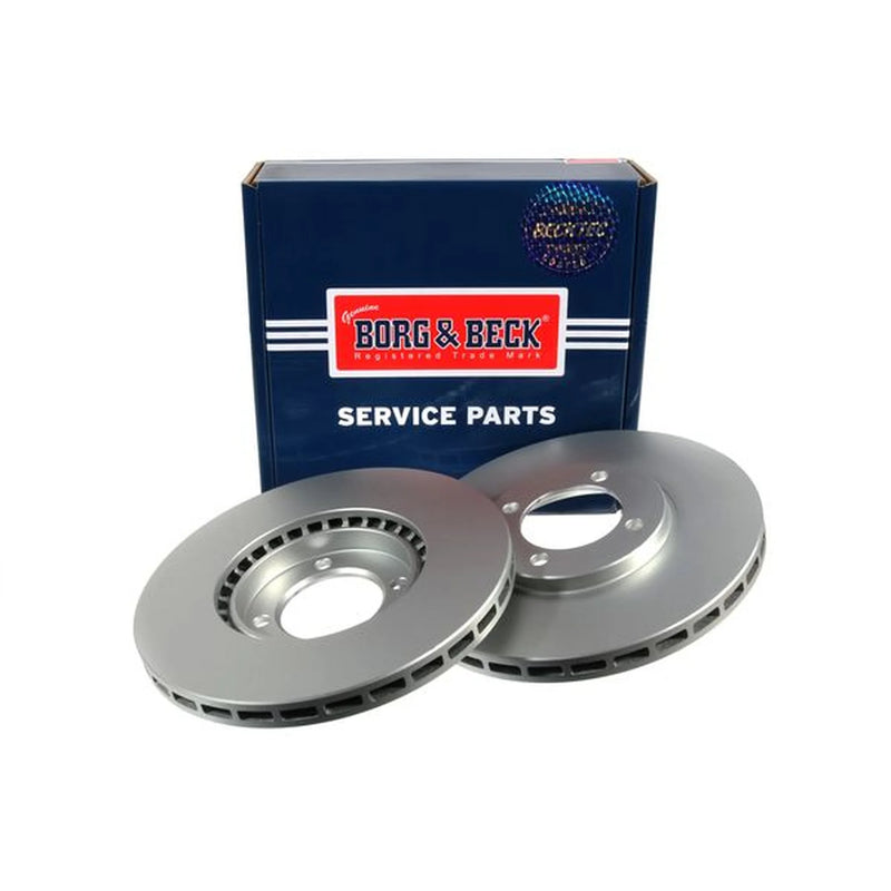 Borg & Beck Front Brake Vented Discs & Pads fits Ford Capri 1974-1987 2.8 3.0