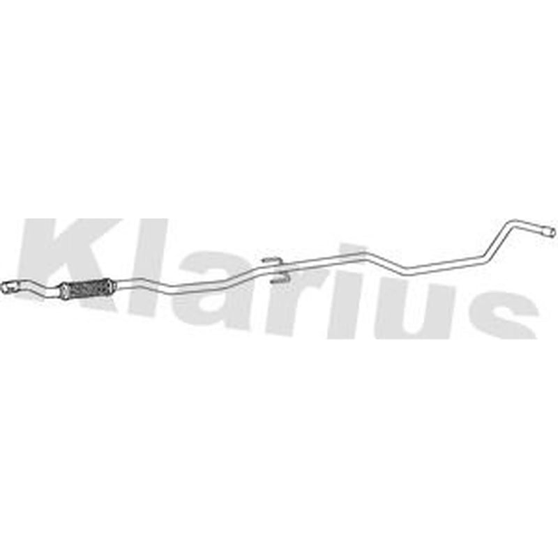 Klarius Exhaust Pipe OD fits Opel Corsa C 2003-2009 1.3