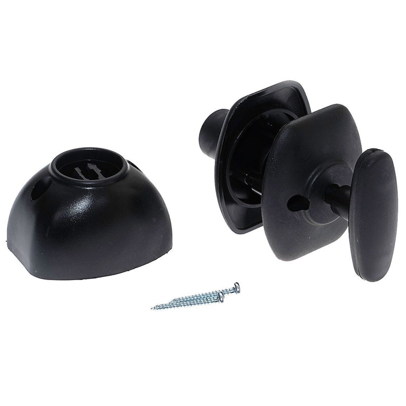 Quick Release Door Catch Black for Caravan/Motorhomes Nova - Dynamic Drive
