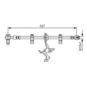 Bosch Brake Hydraulic Hose Line Front Left fits Mercedes-Benz M-Class 1998-2005