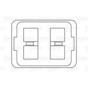 Valeo Electric Window Regulator Lifter Right Front 851473