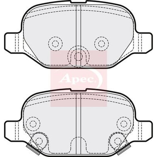 Apec Brake Pad Set PAD2058