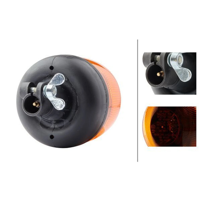 Hella Rotating Beacon Wide High fits Claas Xerion 2013 on