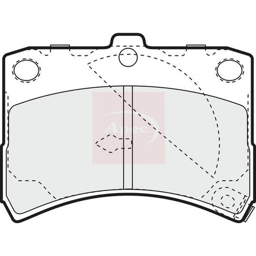 Apec Front Brake Pad Set PAD1138