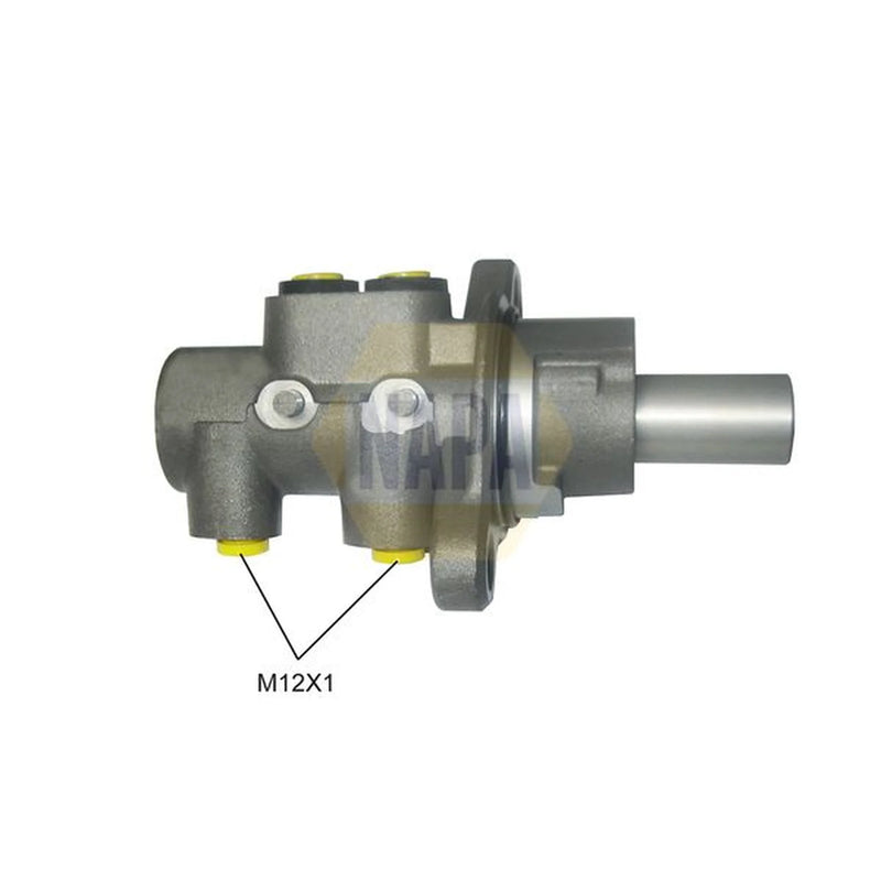 NAPA Brake Master Cylinder Hydraulic Assembly fits Alfa Romeo Mito 2008-2018