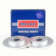 Borg & Beck Front Brake Discs & Pads fits VW Polo III Classic 1995-2001 1.9