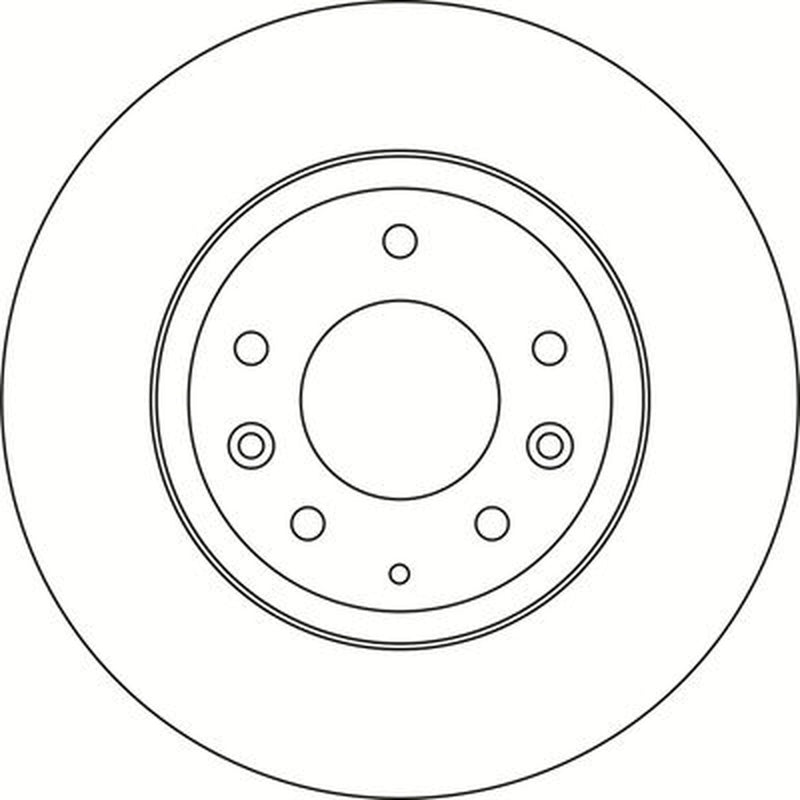 Abtex 2 x Solid Brake Discs fits Mazda MX-5 2005-2016 1.8 2.0