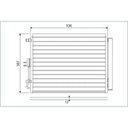 Valeo Air Conditioning Condenser 822598