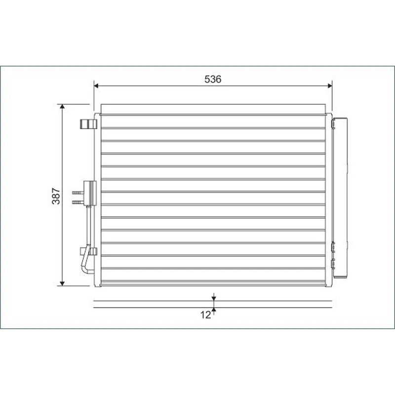 Valeo Air Conditioning Condenser 822598