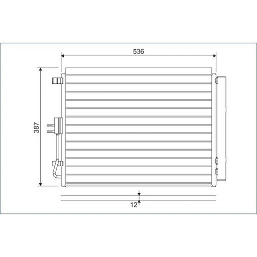 Valeo Air Conditioning Condenser 822598