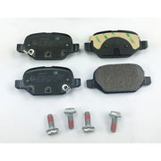 Juratek Rear Brake Pad Set fits Fiat Panda 2012 on 0.9 1.3