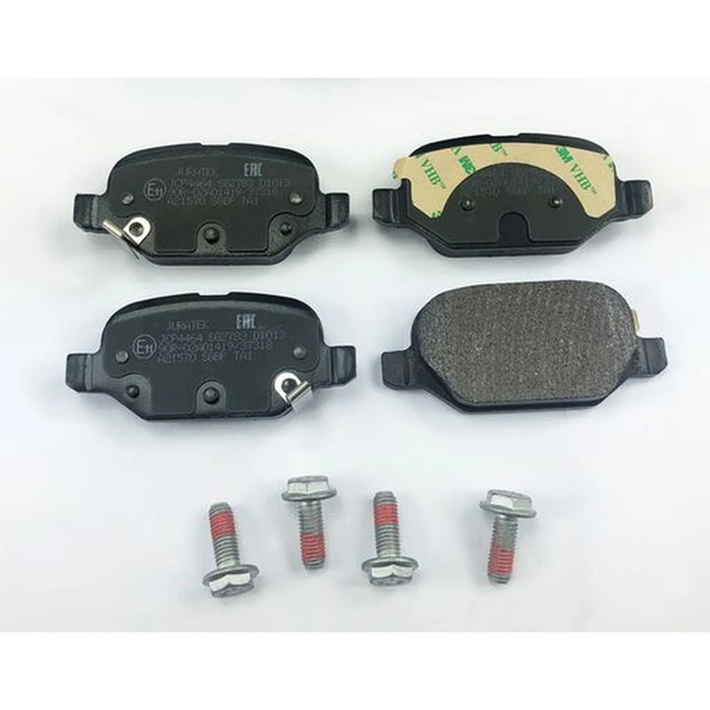 Juratek Rear Brake Pad Set fits Fiat Panda 2012 on 0.9 1.3