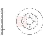 Apec 2 x Vented Front Brake Discs DSK504-x2