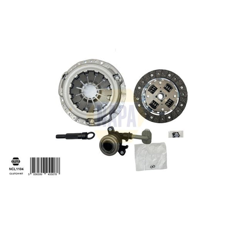 NAPA Clutch Kit Set 3pc fits Nissan Micra IV 2010-2020 1.2