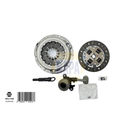 NAPA Clutch Kit Set 3pc fits Nissan Micra IV 2010-2020 1.2