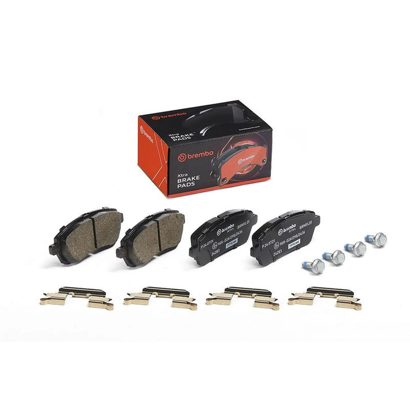 Brembo 4 x Front Brake Pad Set fits Ford Fiesta 2010-2017 1.6