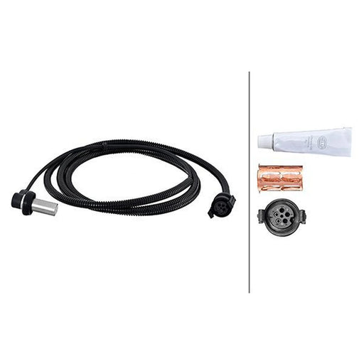 Hella ABS Wheel Speed Sensor Rear fits Man Cla 2006 on