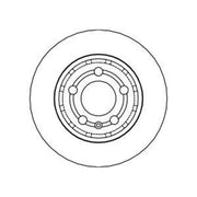 Abtex Front & Rear Brake Discs & Pads fits VW Golf 1999-2006 1.8 1.9 2.3 2.8