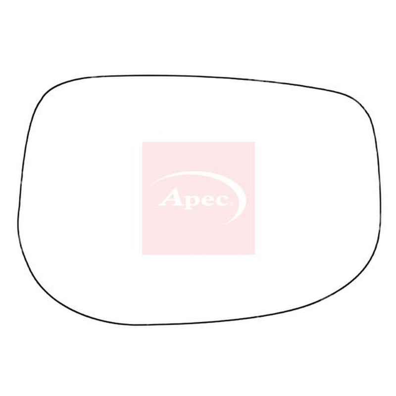 Apec Exterior Wing Mirror Glass Right fits Honda Insight 2009-2013 1.3