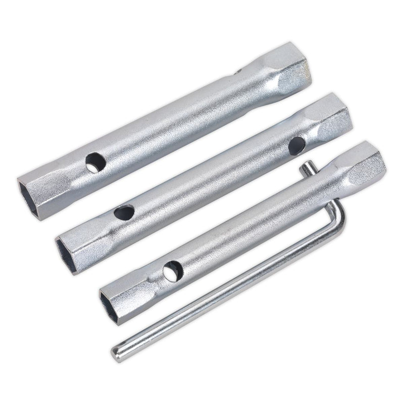 Sealey Spark Plug Box Spanner Set 3pc Long Reach Double End MS165 Sealey - Dynamic Drive