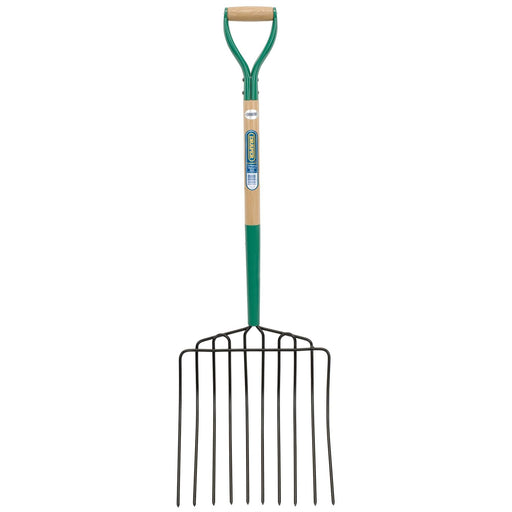 Draper 10 Prong Manure Fork with Wood Shaft and MYD Handle 63578 Draper - Dynamic Drive